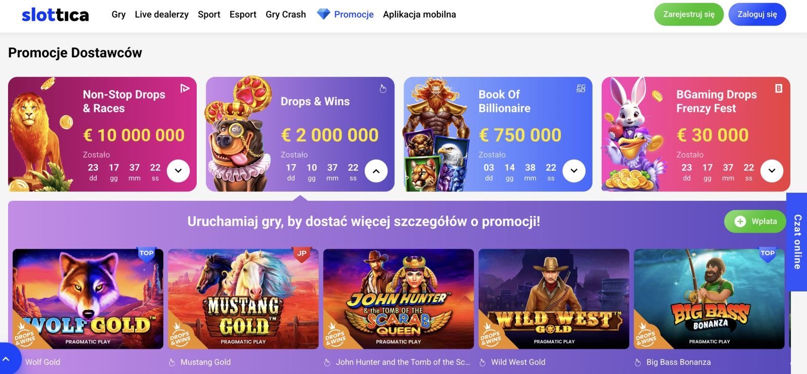 slottica casino login