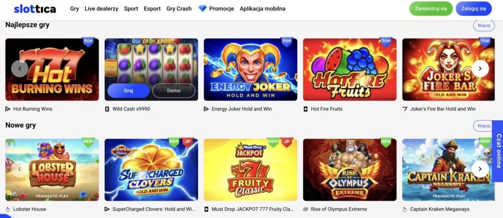 slottica casino login